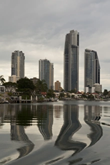 Gold Coast Prints: Towers, Surfers Paradise, Gold Coast, Queensland, Australia, Pacific