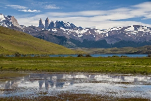 Secnics Prints: The towers of the Torres del Paine National Park, Patagonia, Chile, South America