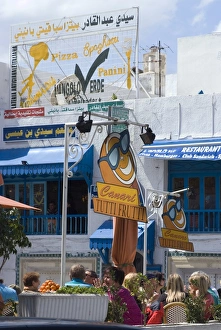 Hammamet Prints: Town centre, Hammamet, Tunisia, North Africa, Africa