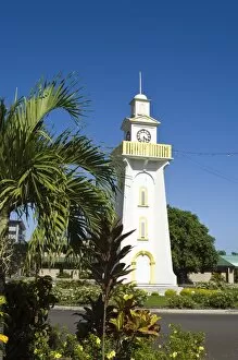Images Dated 9th January 2006: Town clock, Apia, Upolu Island, Western Samoa, South Pacific, Pacific