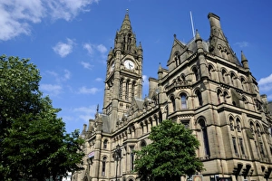 Manchester Prints: Town Hall, Albert Square, Manchester, England, United Kingdom, Europe