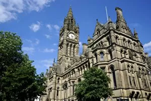 Images Dated 9th June 2008: Town Hall, Albert Square, Manchester, England, United Kingdom, Europe