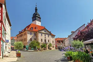 Town Hall Prints: Town hall, Bad Langensalza, Thuringia, Thuringian Basin, Germany, Europe