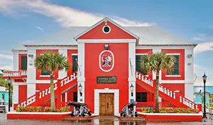 Government Building Prints: The Town Hall, built in 1782, at St