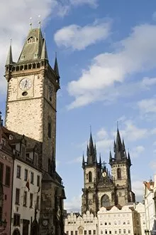 Town Hall Clock, Old Town Square, Church of Our Lady before Tyn, Old Town