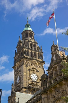 Local Government Prints: Town Hall Clocktower and Union Jack