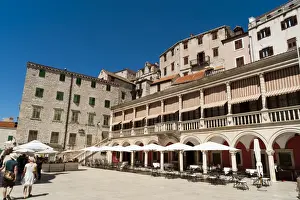 Cathedral Square Prints: Town Hall (Dukes Palace), Katedralni Trg - Platea Magna (Cathedral Square)