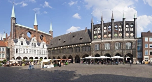 Town Hall, Lubeck, UNESCO World Heritage Site, Schleswig Holstein, Germany, Europe