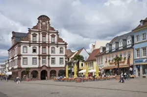 Speyer Prints: The Town Hall in the main square, Speyer, Rhineland Palatinate, Germany, Europe