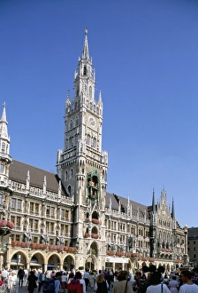 Munchen Prints: Town hall, Munich