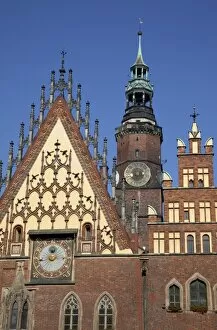 Images Dated 27th August 2011: Town Hall, Old Town, Wroclaw, Silesia, Poland, Europe