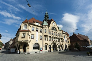 Town Hall Prints: The Town Hall, Ptuj, Slovenia, Europe
