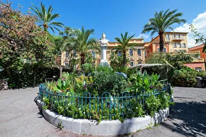 Provence Alpes Cote Dazur Prints: Town hall of the seaside town of Menton