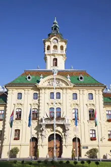 Southern Plain Prints: Town Hall, Szeged, Southern Plain, Hungary, Europe