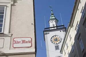Town Hall tower, Salzburg, Austria, Europe