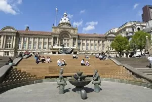 Images Dated 22nd April 2009: Town Hall, Victoria Square, Birmingham, England, United Kingdom, Europe