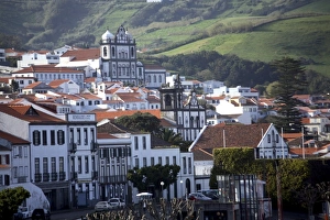 Images Dated 1st May 2006: Town of Horta on the island of Faial, The Azores, Portugal, Europe