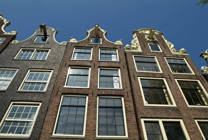Netherland Prints: Town houses of Amsterdam