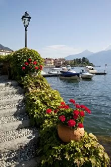 Images Dated 14th August 2011: Town and lakeside, Menaggio, Lake Como, Lombardy, Italian Lakes, Italy, Europe