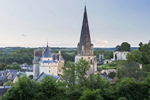 Top Section Gallery: The town of Langeais in France which sits on the banks of the Loire River, UNESCO