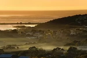 Town of Merimbula at dawn, New South Wales, Australia, Pacific