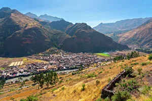 Pisac Prints: Town of Pisac (Pisaq), Sacred Valley