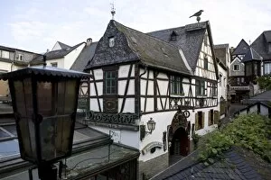 Images Dated 20th May 2008: The town of Rudesheim along the Rhine, Hesse, Germany, Europe