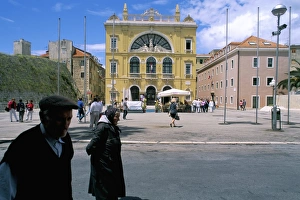 Croatian Prints: The town of Split, Dalmatian coast, Croatia, Adriatic, Europe