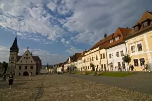 Images Dated 3rd August 2008: Town square of Bardejov, UNESCO World Heritage Site, Slovakia, Europe