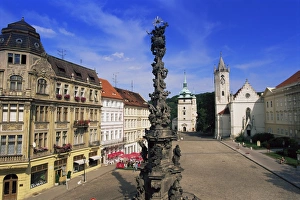 Town Square, Teplice, North Bohemia, Czech Republic, Europe