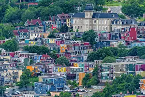 Newfoundland And Labrador Prints: The town of St. John's from Signal Hill National Historic Site