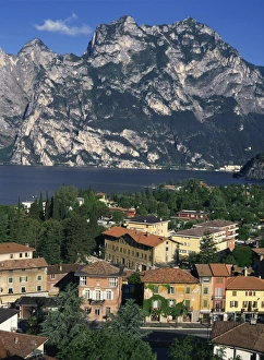 Italian Lake Prints: The town of Torbole on Lake Garda