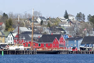 Lunenburg Prints: Town view, Lunenburg, UNESCO World Heritage Site, Nova Scotia, Canada, North America