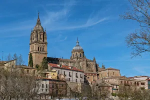 Salamanca Prints: Town view from the Roman bridge