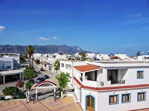 Kos Island Prints: Townscape, elevated view, Kardamaina