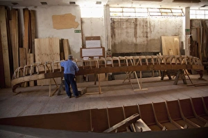 Images Dated 7th May 2009: Traditional boatyard at Burano fishermens island, Venice, Veneto, Italy, Europe