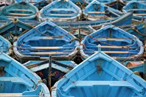 Senior Woman Collection: Traditional fishing boats
