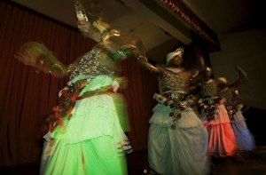 Sinelese Prints: Traditional Kandyan dancers performing