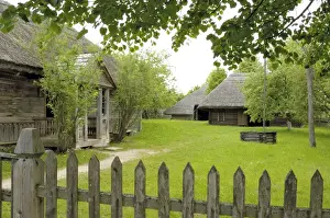 Lithuanian Prints: Traditional Lithuanian farmsteads from the Aukstaitija region