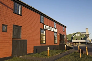 Snaefellsnes Prints: Traditional old wooden buildings in Stykkisholmur