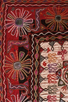 Traditional Rabari tribal embroidered fabrics
