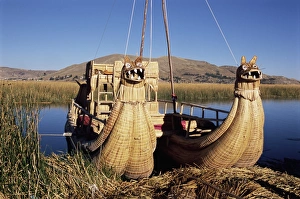 Fierce Prints: Two traditional reed boats