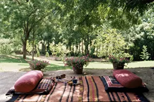Ahmedabad Prints: Traditional rug and hand embroidered and hand block printed fabrics