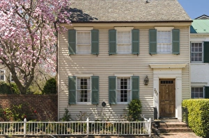 Shutters Prints: Traditional timber house in Alexandria Old Town