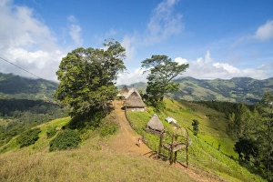Kids Prints: Traditional village in the mountains, Maubisse, East Timor, Southeast Asia, Asia