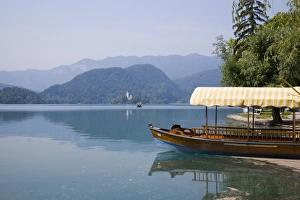 Rowing Boat Prints: Traditional wooden pletnja