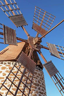 Fuerteventura Prints: Traditionell windmill Molino de Tefia