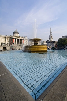 Trafalgar Square Prints: Trafalgar Square, London, England, United Kingdom, Europe