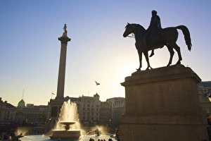Images Dated 17th February 2008: Trafalgar Square, London, England, United Kingdom, Europe