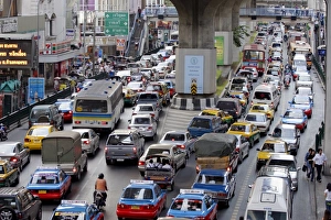 Congestion Prints: Traffic chaos in Bangkok